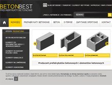 Tablet Screenshot of betonbest.pl